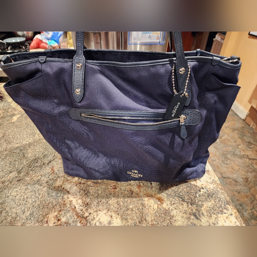 Coach Diaper Bag - Navy - Picture 3 of 6